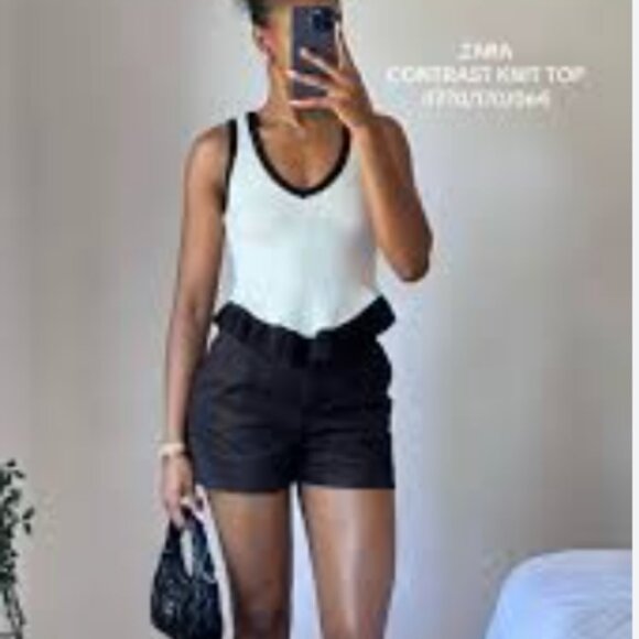 ZARA Ribbed Knit Peplum Tank – Size S – Never Worn - Picture 5 of 13